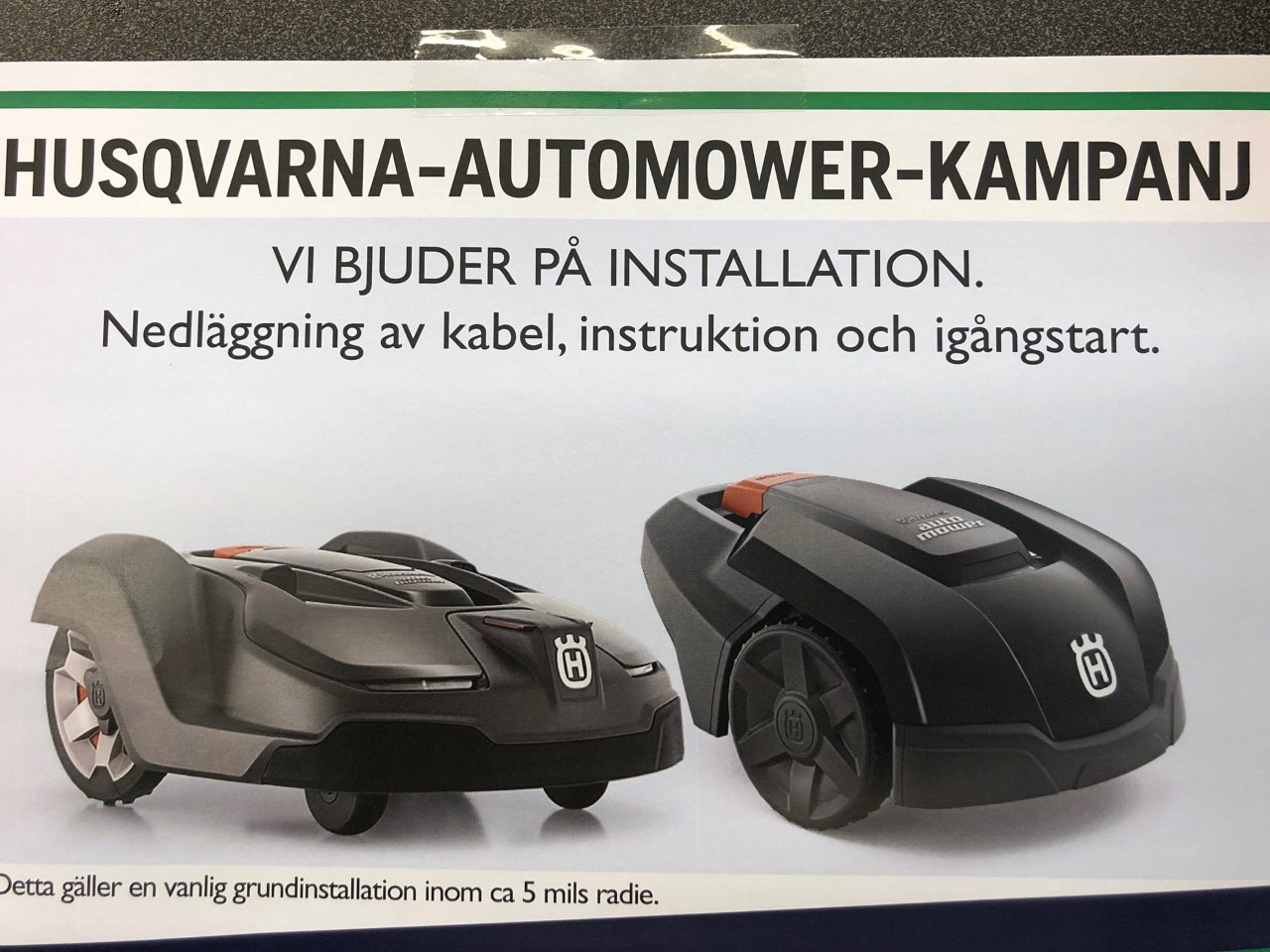 Du visar för närvarande Husqvarna-Automower-Kampanj