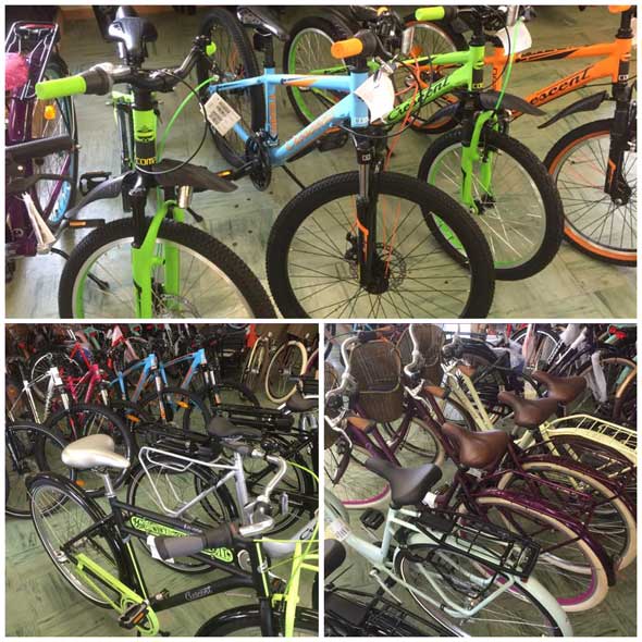 Cyklar hos Mickes Skog & Trädgård